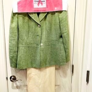 Suit Studio two piece slack suit. Like new. Freshly professionally cleaned.